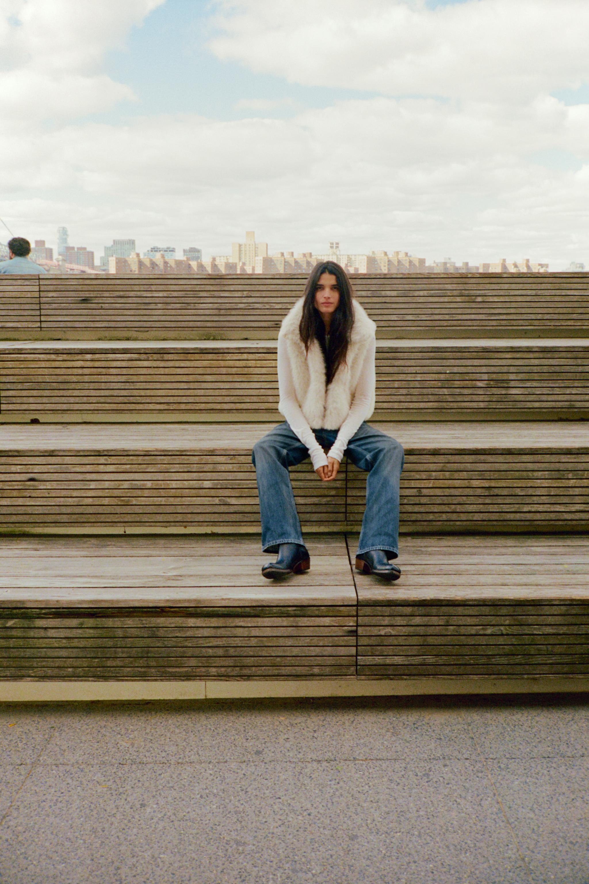 JEANS TRF WIDE LEG TAILLE HAUTE FULL LENGTH